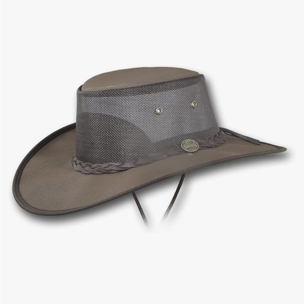 Barmah Hats Wide Brim Canvas Cooler Hat